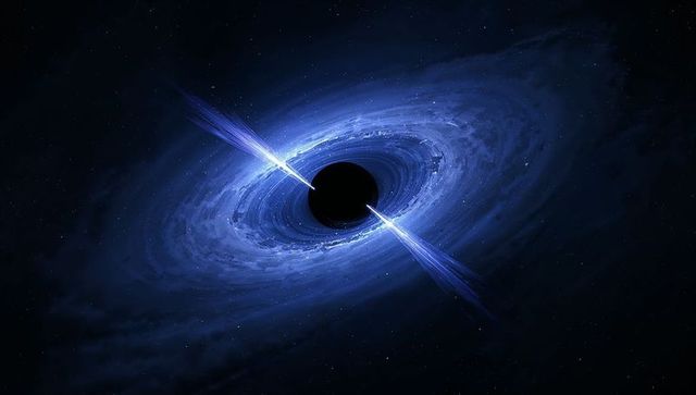 Supermassive Black Hole With Accretion Disk Intense Cosmic Phenomenon