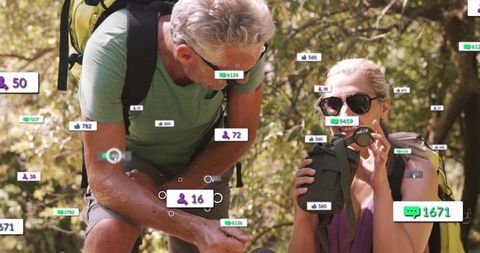 Seniors Tracing Routes with Social Media in Nature Exploration