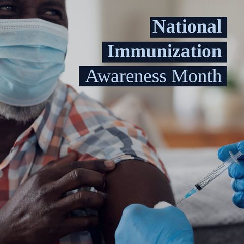 Promoting National Immunization Awareness Month Healthcare - Download Free Stock Templates Pikwizard.com