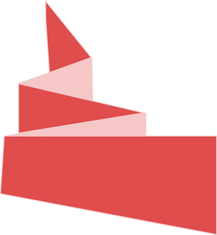 red abstract geometric shape on transparent background - Download Free Stock Videos Pikwizard.com