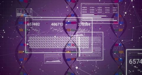 Visualizing Genomic Data on Futuristic DNA Helix Interface