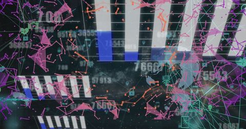 Abstract Representation of Global Data Processing Networks - Download Free Stock Images Pikwizard.com