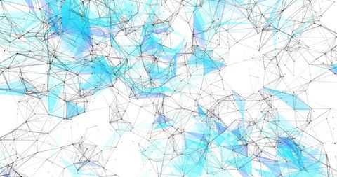 Dynamic 3D Plexus with Blue and Turquoise Connection Lines - Download Free Stock Images Pikwizard.com