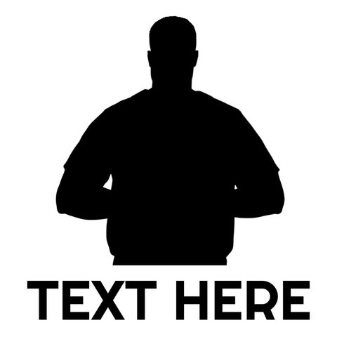 bold silhouette featuring powerful stance for motivational use - Download Free Stock Templates Pikwizard.com