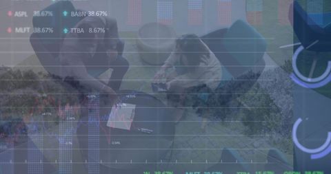 Collaborative Teamwork with Digital Financial Data Overlay