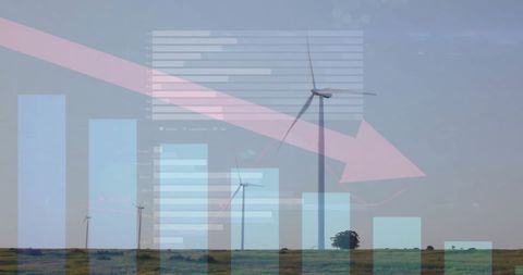 Economic Downturn Impacting Wind Energy Markets - Download Free Stock Images Pikwizard.com