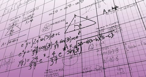 Complex Mathematical Formulas on Pink Background - Download Free Stock Images Pikwizard.com