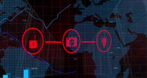 Digital Network Security with Global Map Interface