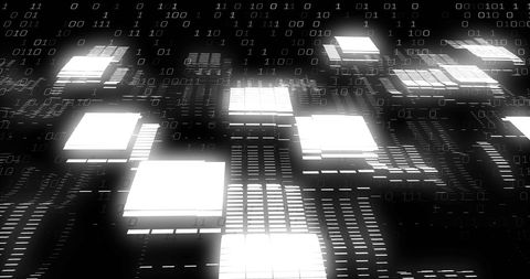 Digital Data Processing with Binary Code - Download Free Stock Images Pikwizard.com