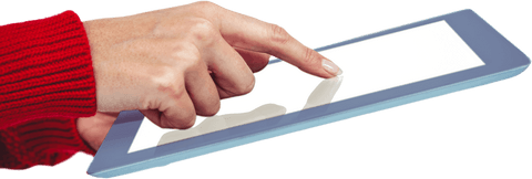 Transparent Hand Touching Tablet Screen Isolated - Download Free Stock Videos Pikwizard.com
