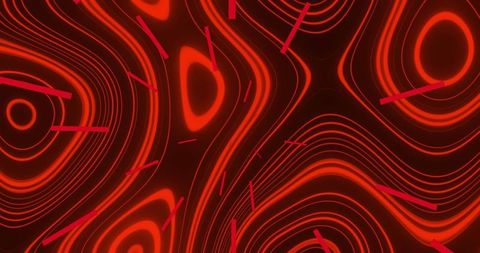 dynamic red neon abstract with pulsating patterns - Download Free Stock Images Pikwizard.com