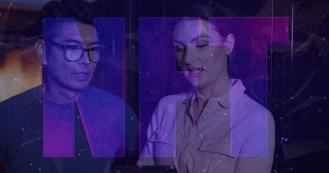 Nft technology collaboration in high-tech server environment