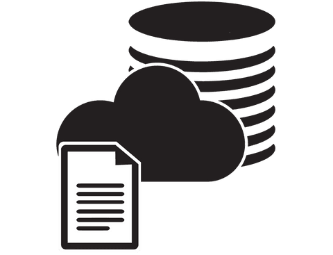 transparent data exchange concept with cloud document and stack of coins - Download Free Stock Videos Pikwizard.com