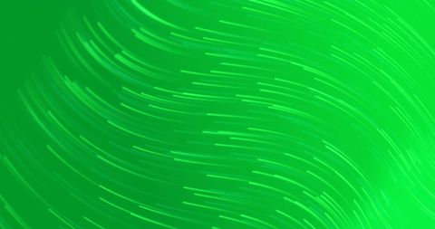Vibrant Green Background with Dynamic Swirling Lines