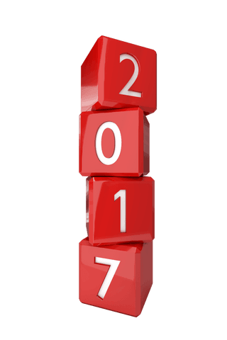 stacked red cubes with 2017 text on transparent background - Download Free Stock Videos Pikwizard.com