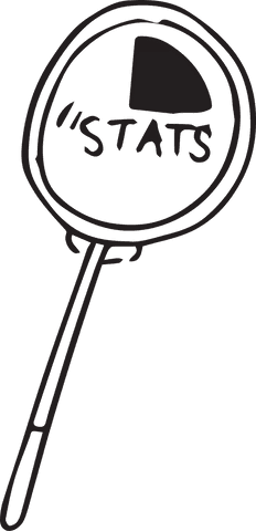 hand-drawn lollipop style stats graph on transparent background - Download Free Stock Videos Pikwizard.com