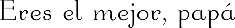 Eres el mejor papá text on transparent background