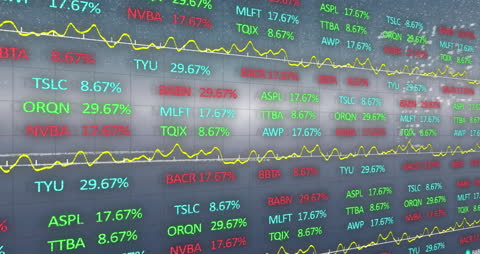 Global Stock Market Data and Trends Display