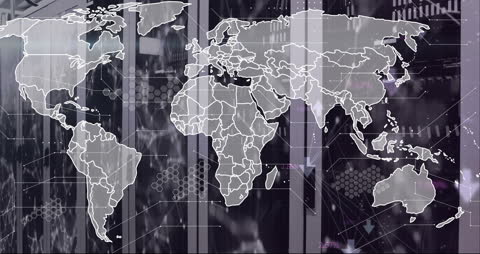 Digital Global Network Interface Overlaid on Server Infrastructure