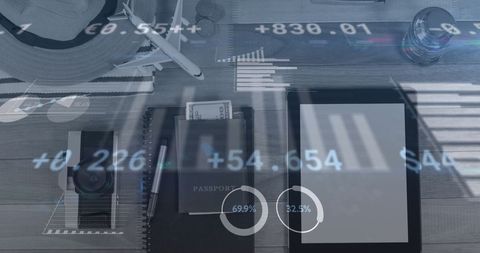 Digital Finance Visualization on International Business Travel