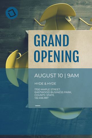 golden scissors announcing grand opening event - Download Free Stock Templates Pikwizard.com