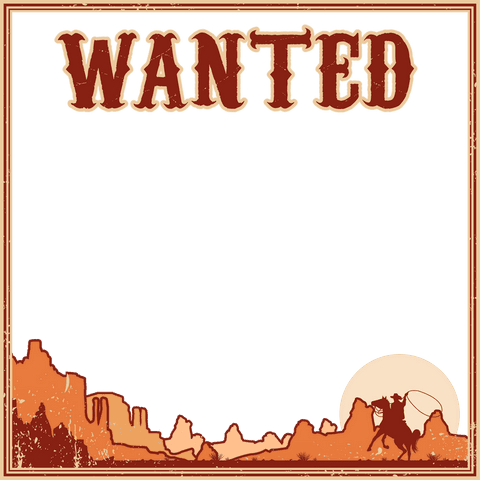 Vintage Wanted Poster with Cowboy and Horse Lassoing on Transparent Background - Download Free Stock Videos Pikwizard.com