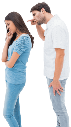 transparent couple dispute concept discussing relationship issues - Download Free Stock Videos Pikwizard.com