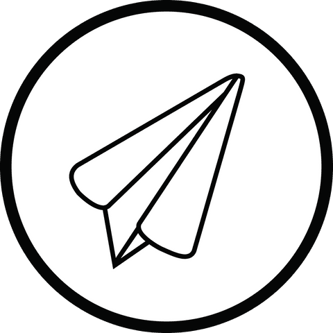 minimalist paper plane icon art on transparent background - Download Free Stock Videos Pikwizard.com