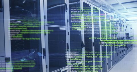 Data Processing in Modern Computer Server Room - Download Free Stock Images Pikwizard.com