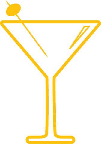 Transparent Yellow Cocktail Glass Icon with Olive Design - Download Free Stock Videos Pikwizard.com