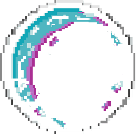 geometric pixel art ring on transparent canvas - Download Free Stock Videos Pikwizard.com