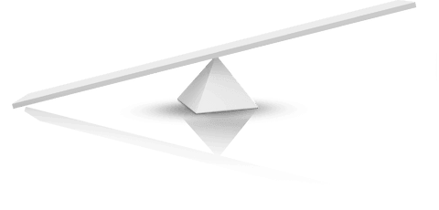 Transparent Balance Beam Illustrating Law and Justice
