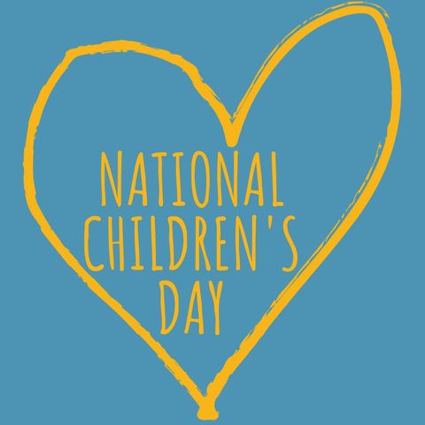 Vibrant Heart Symbolizing Love for National Children's Day
