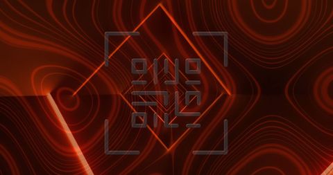 Glowing QR Code with Red Neon Elements on Black Background - Download Free Stock Images Pikwizard.com