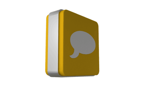 Transparent 3D Speech Bubble Icon for Digital Communication Concept - Download Free Stock Videos Pikwizard.com