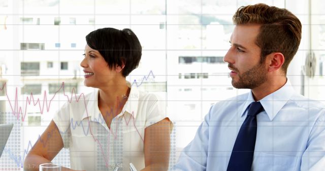 Business Professionals in Meeting Analyzing Data Charts - Download Free Stock Images Pikwizard.com