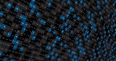 Dynamic Number Pattern on Digitally Generated Blocks - Download Free Stock Images Pikwizard.com