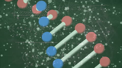 Digital Representation of DNA Structure with Scientific Formulas
