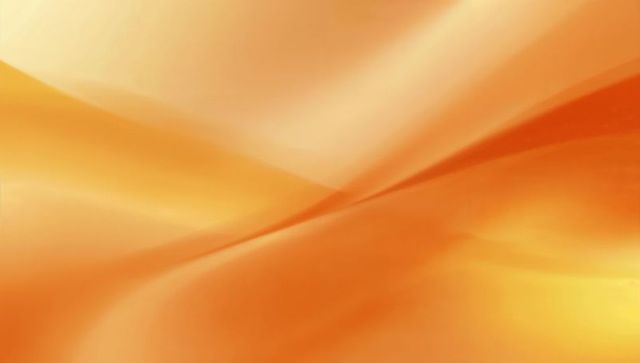 Warm Orange Gradient Ribbons Flowing Across Soft Glowing Abstract Background for Branding
