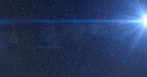 Shimmering Starry Sky with Bright Lightburst - Download Free Stock Images Pikwizard.com