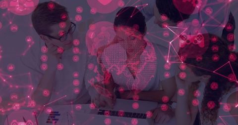 Team Collaboration Enhanced by Digital Global Network Overlay