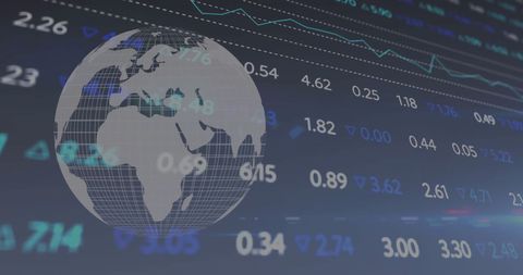 Global Finance Trends and Data Connectivity - Download Free Stock Images Pikwizard.com