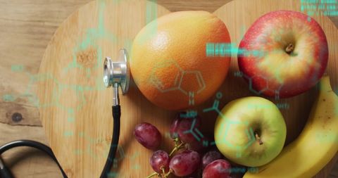 Fusion of technology and nutrition in healthcare concept