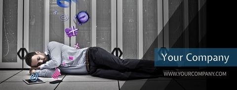 Stressed it professional overwhelmed by digital icons