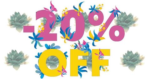 Colorful 20 Percent Off Discounting Promotional Design - Download Free Stock Images Pikwizard.com