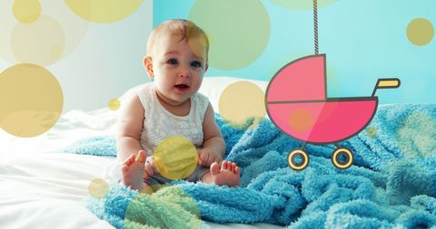 Happy Baby Celebrating National Weaning Week