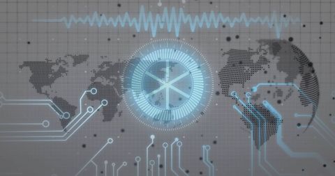 Global Data Network Science and Technology - Download Free Stock Images Pikwizard.com