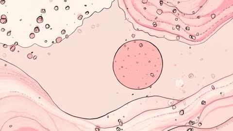 Dreamy Organic Motion with Gentle Pink Fluidity