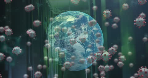 Global Impact of COVID-19 on Digital Infrastructure Concept