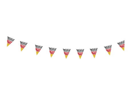 transparent german flag bunting vector - Download Free Stock Videos Pikwizard.com